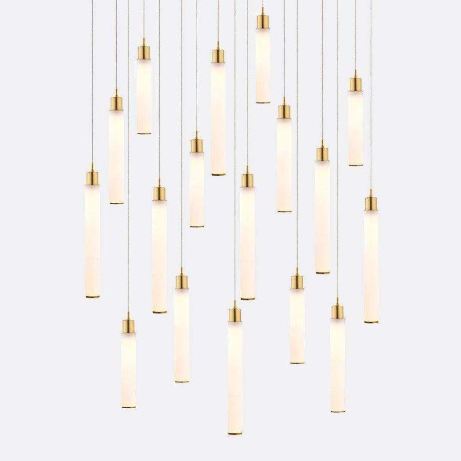 Candle Rectangle Chandelier-Chandelier-Manorlights