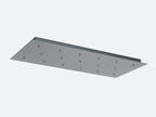 Candle Rectangle Chandelier-Chandelier-Manorlights