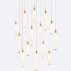 Candle Rectangle Chandelier-Chandelier-Manorlights