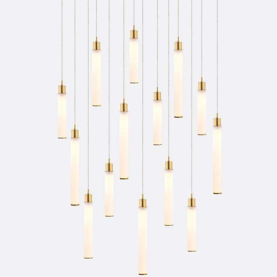 Candle Rectangle Chandelier-Chandelier-Manorlights