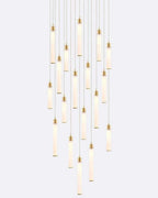Candle Square Chandelier-Chandelier-Manorlights
