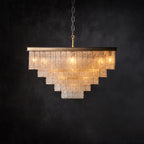 Claire Square Chandelier-Chandelier-Manorlights