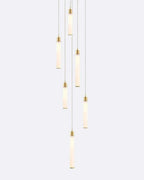 Candle Small Round Chandelier-Chandelier-Manorlights