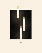 Candle Small Round Chandelier-Chandelier-Manorlights