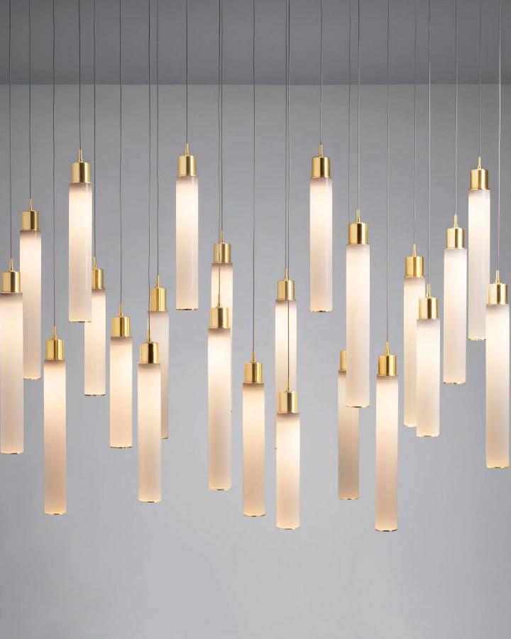 Candle Small Round Chandelier-Chandelier-Manorlights
