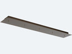 Candle Small Rectangle Chandelier-Chandelier-Manorlights