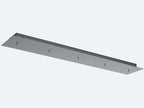 Candle Small Rectangle Chandelier-Chandelier-Manorlights