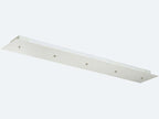 Candle Small Rectangle Chandelier-Chandelier-Manorlights