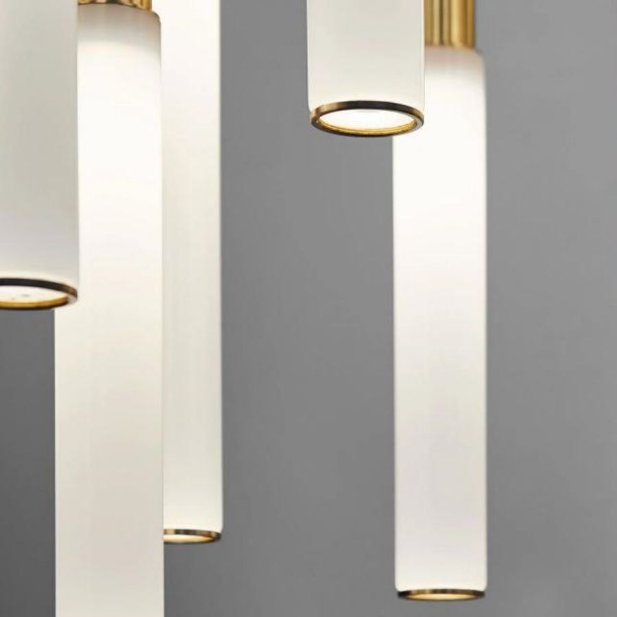 Candle Small Rectangle Chandelier-Chandelier-Manorlights