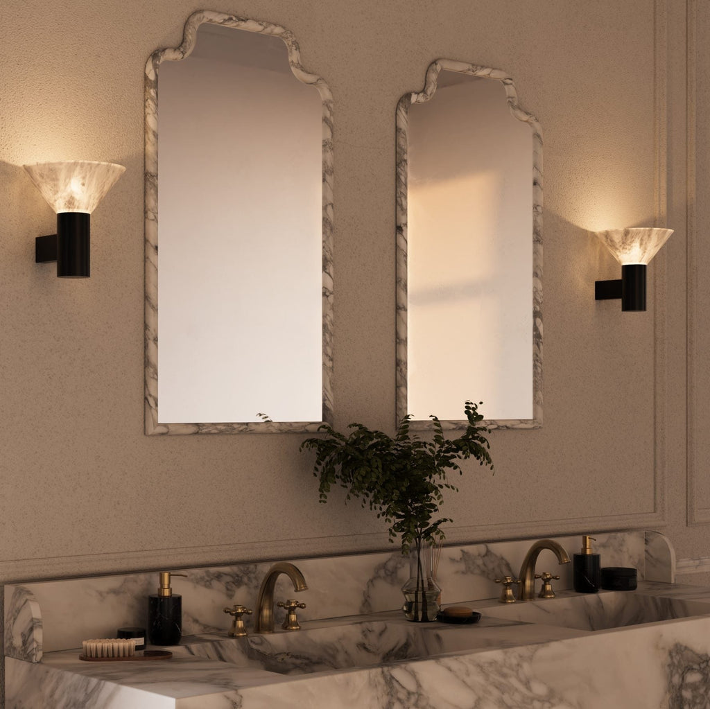 Torres Alabaster Wall lamp-Wall Sconces-Manorlights