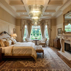 Cascade Glass Green Chandelier Glass lighting by Manor Lights