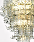 Cascade Glass Green Chandelier Glass lighting by Manor Lights