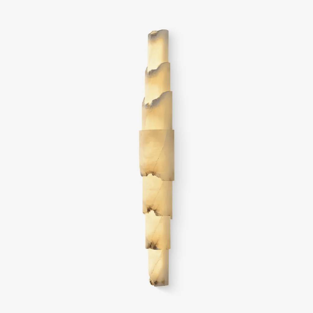 Cascading Alabaster Wall Sconce - Vakkerlight