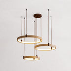 Celestial Orbit Travertine Chandelier