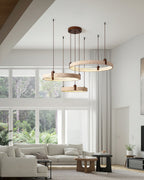Celestial Orbit Travertine Chandelier