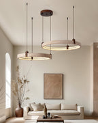 Celestial Orbit Travertine Chandelier