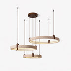 Celestial Orbit Travertine Chandelier