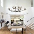 Celta Smoked Glass Sputnik Chandelier - Manorlights