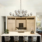 Celta Smoked Glass Sputnik Chandelier - Manorlights