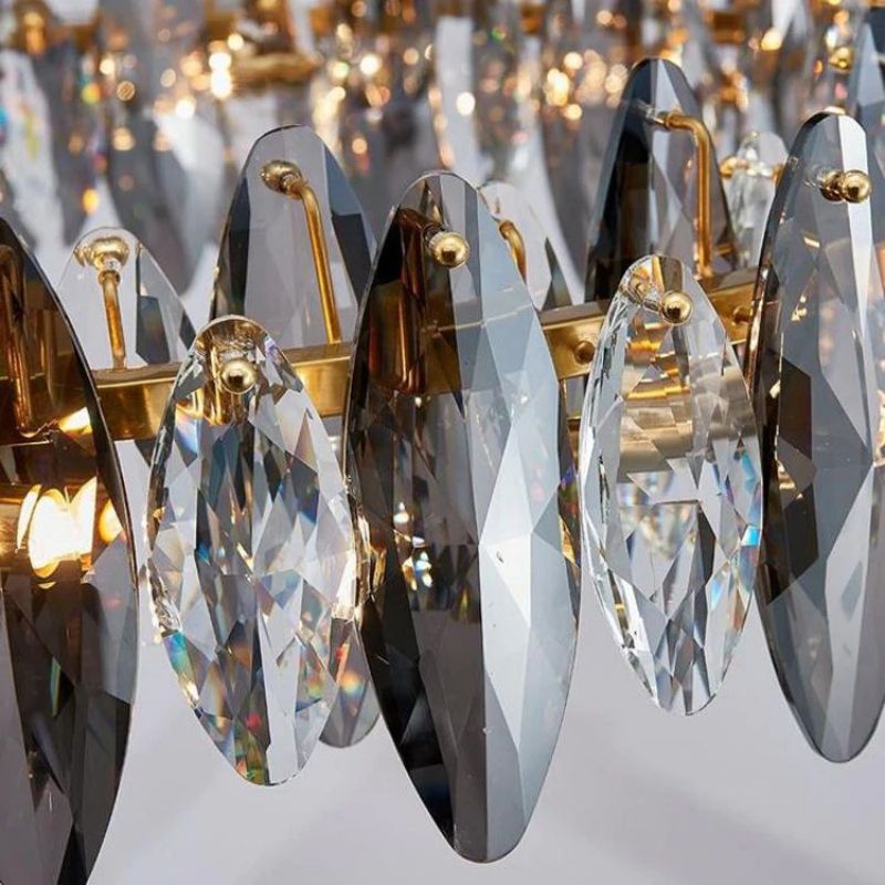 Luxirious Crystal Ring Chandelier 32"