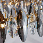 Luxirious Crystal Ring Chandelier 32"