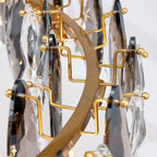Luxirious Crystal Ring Chandelier 32"