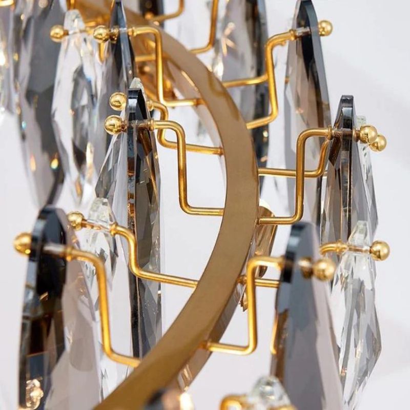 Luxirious Crystal Ring Chandelier 32"