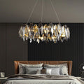 Luxirious Crystal Ring Chandelier 39"