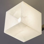 Cubist Alabaster Cluster Ceiling Lamp - Vakkerlight