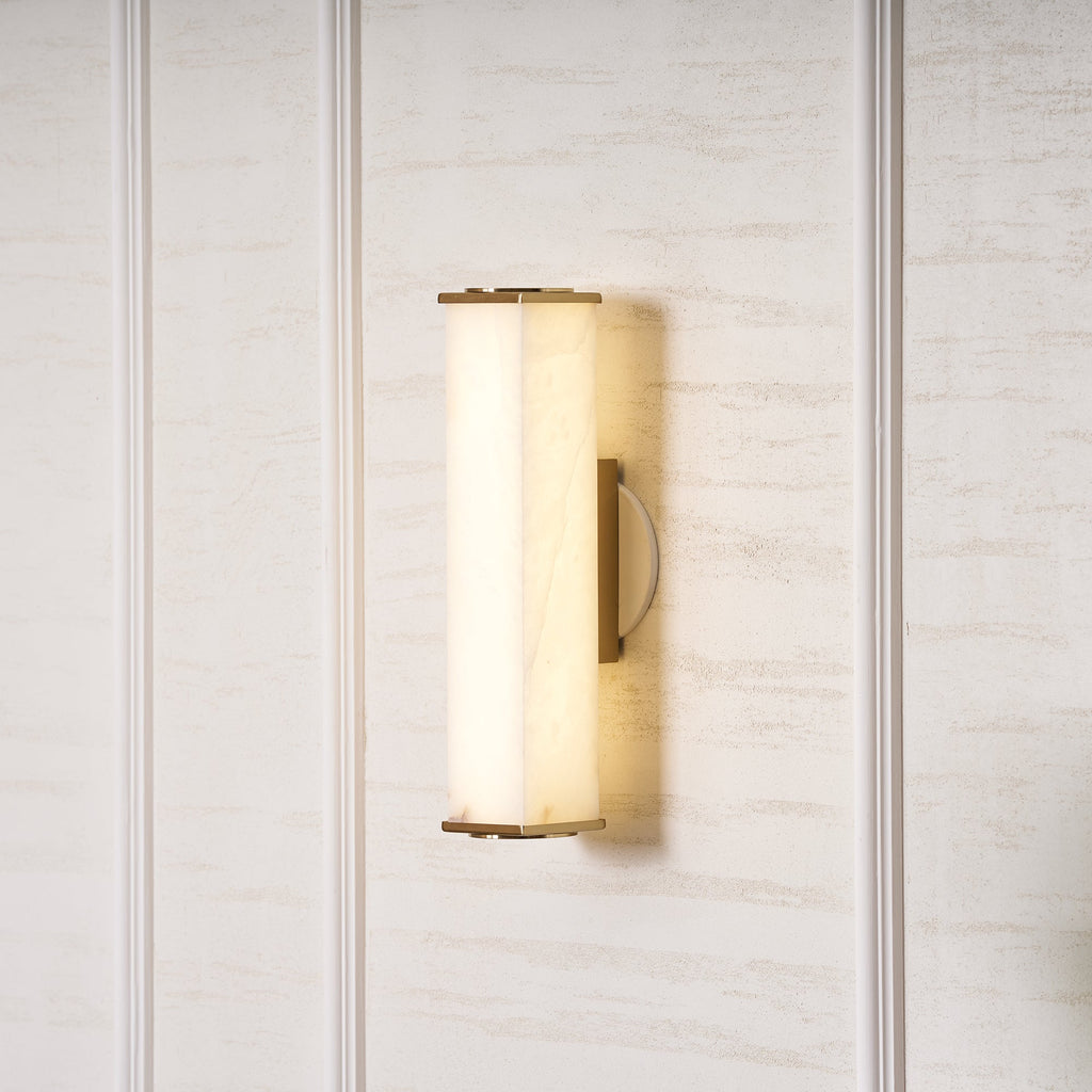 Cuboid Alabaster Wall Light - Vakkerlight