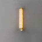 Cylindra Alabaster Brass Wall Light - Vakkerlight