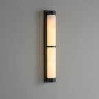 Cylindra Alabaster Brass Wall Light - Vakkerlight