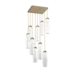 Dante Square Chandelier-Chandelier-Manorlights