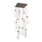 Dante Square Chandelier-Chandelier-Manorlights