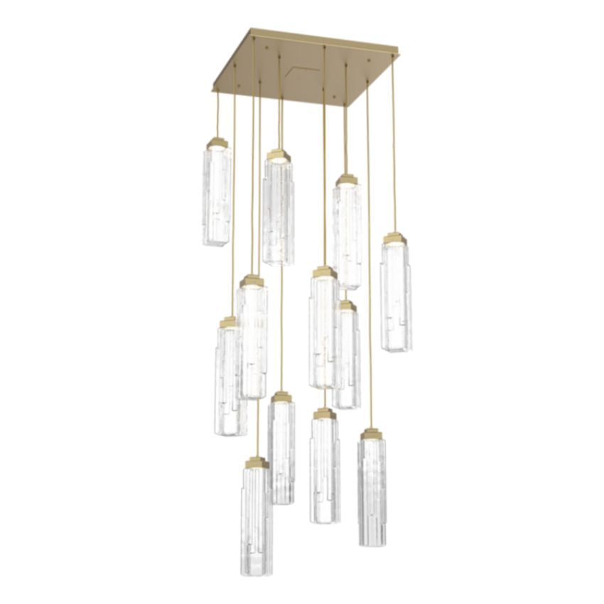 Dante Square Chandelier-Chandelier-Manorlights