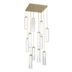 Dante Square Chandelier-Chandelier-Manorlights