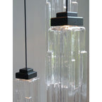Dante Square Chandelier-Chandelier-Manorlights
