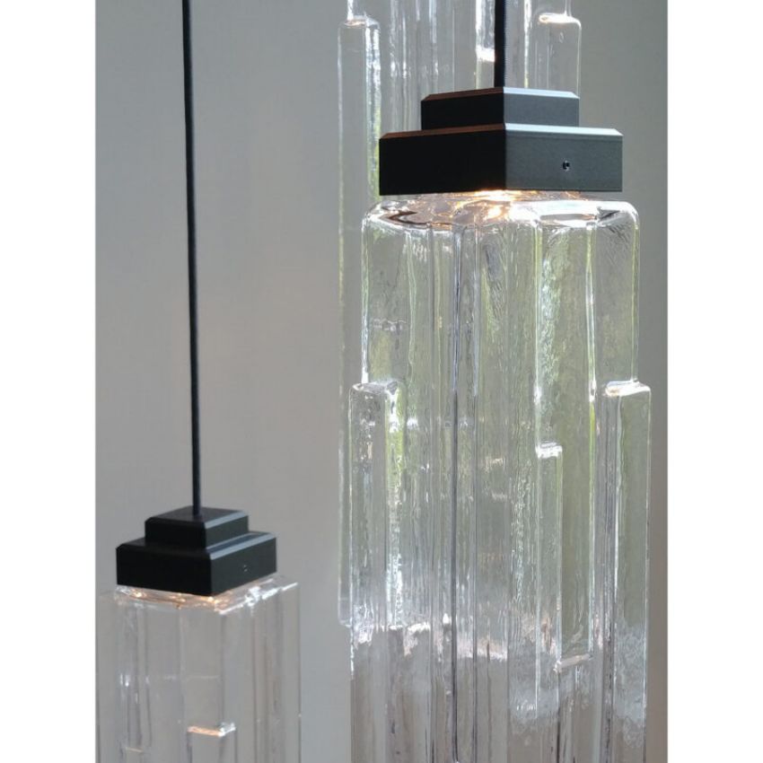 Dante Square Chandelier-Chandelier-Manorlights