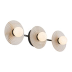 Dahlia Triple Alabaster Wall Sconce-Manorlights