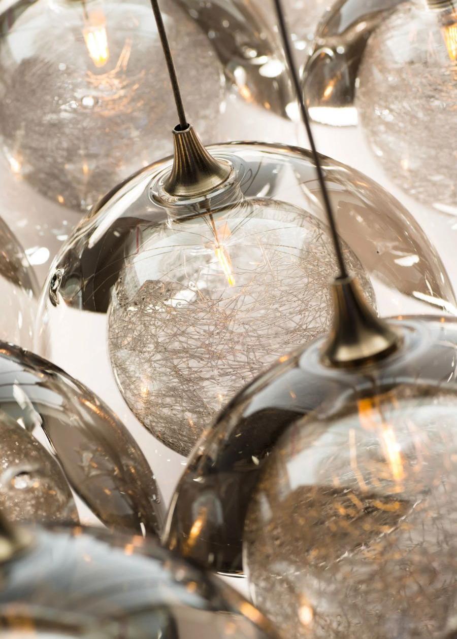 Drizzle Round Chandelier-Chandelier-Manorlights