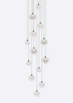 Drizzle Round Chandelier-Chandelier-Manorlights