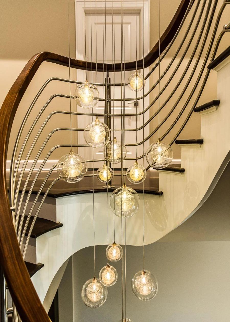 Drizzle Round Chandelier-Chandelier-Manorlights