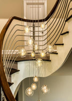 Drizzle Round Chandelier-Chandelier-Manorlights