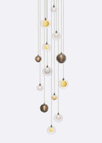 Drizzle Round Chandelier-Chandelier-Manorlights
