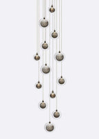 Drizzle Round Chandelier-Chandelier-Manorlights