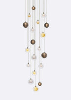 Drizzle Round Chandelier-Chandelier-Manorlights
