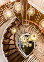 Drizzle Round Chandelier-Chandelier-Manorlights
