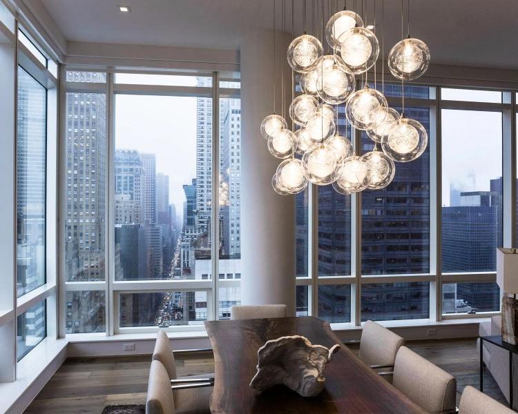 Drizzle Round Chandelier-Chandelier-Manorlights