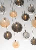 Drizzle Round Chandelier-Chandelier-Manorlights