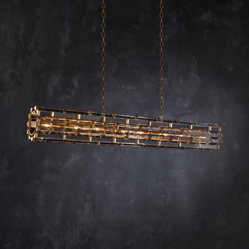 Dipa Cylinder Chandelier-Chandelier-Manorlights